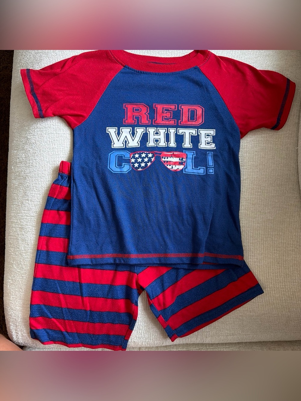 Gymboree Red & Blue 'Red White Cool' Pajama Set
